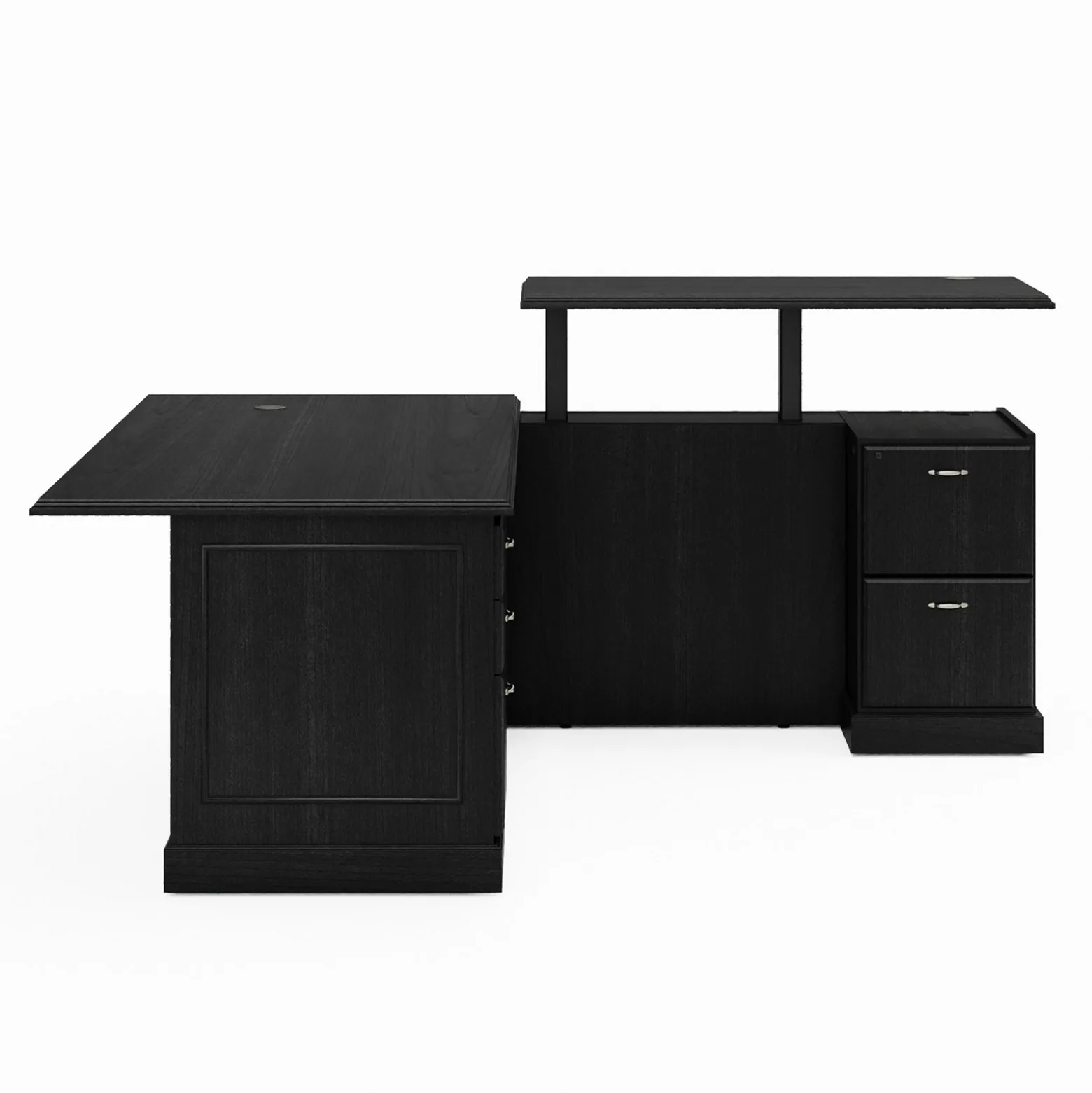Liberty Height Adjustable L-Shaped Desk with Right Return - 72"W x 84"D