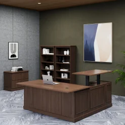 Liberty Height Adjustable L-Desk w/ Left Return Suite