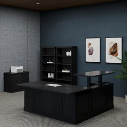 Liberty Height Adjustable L-Desk w/ Left Return Suite