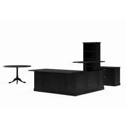 Liberty Height Adjustable L-Desk w/ Left Return Executive Suite