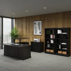 Liberty Height Adjustable L-Desk w/ Right Return Suite