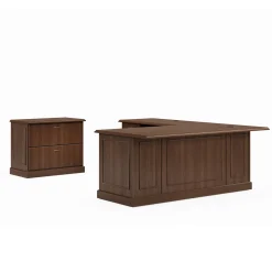 Liberty L-Shaped Desk w/ Left Return and Lateral File