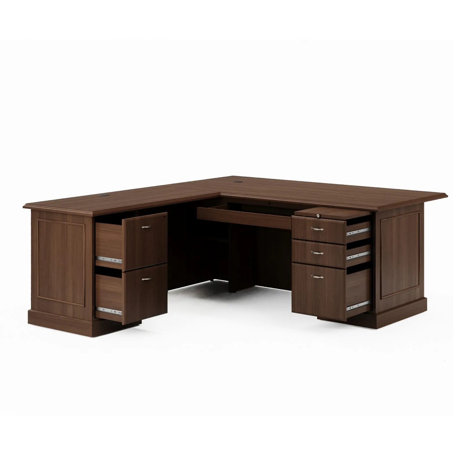 Liberty L-Shaped Desk w/ Left Return and Lateral File