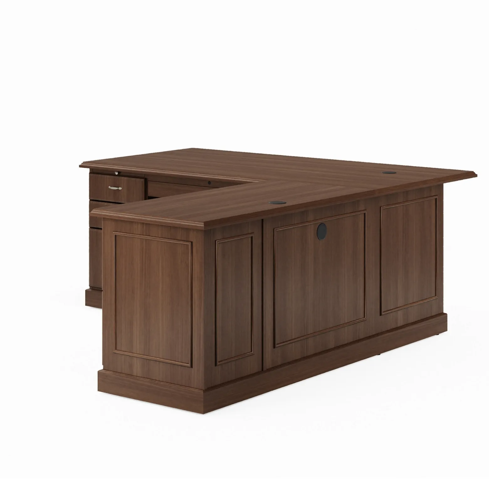 Liberty L-Shaped Desk w/ Right Return - 72"W x 84"D