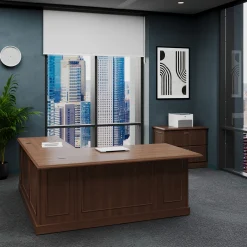 Liberty L-Shaped Desk w/ Right Return and Lateral File