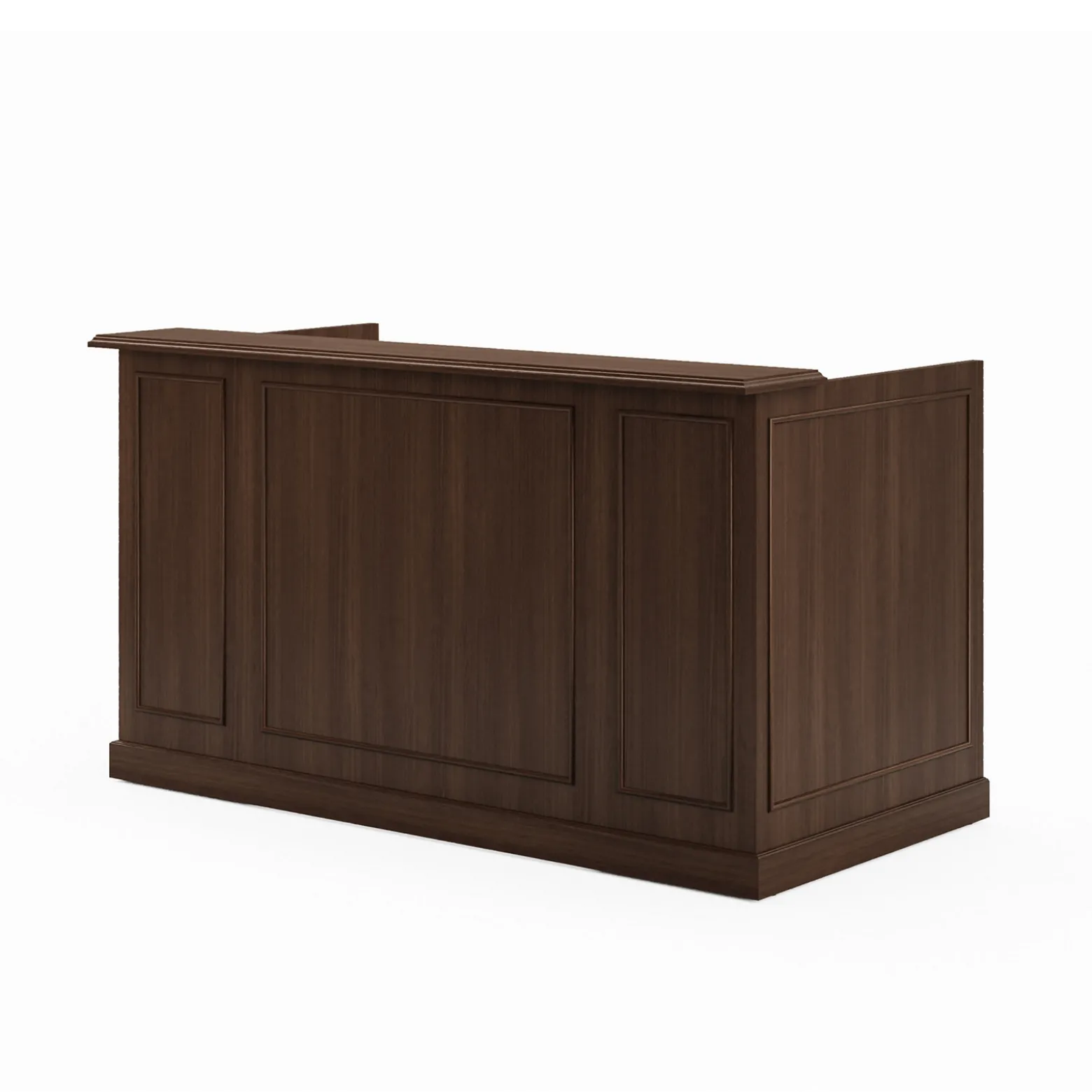 Liberty Reception Desk w/ Combo File Pedestals - 72"W x 39"D
