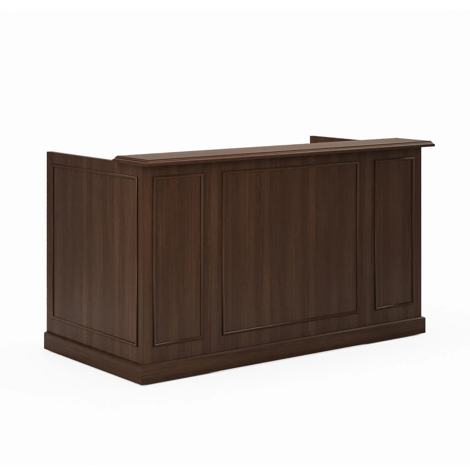 Liberty Reception Desk w/ Box-Box-File Pedestals - 72"W x 39"D