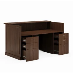 Liberty Reception Desk w/ Box-Box-File Pedestals - 72