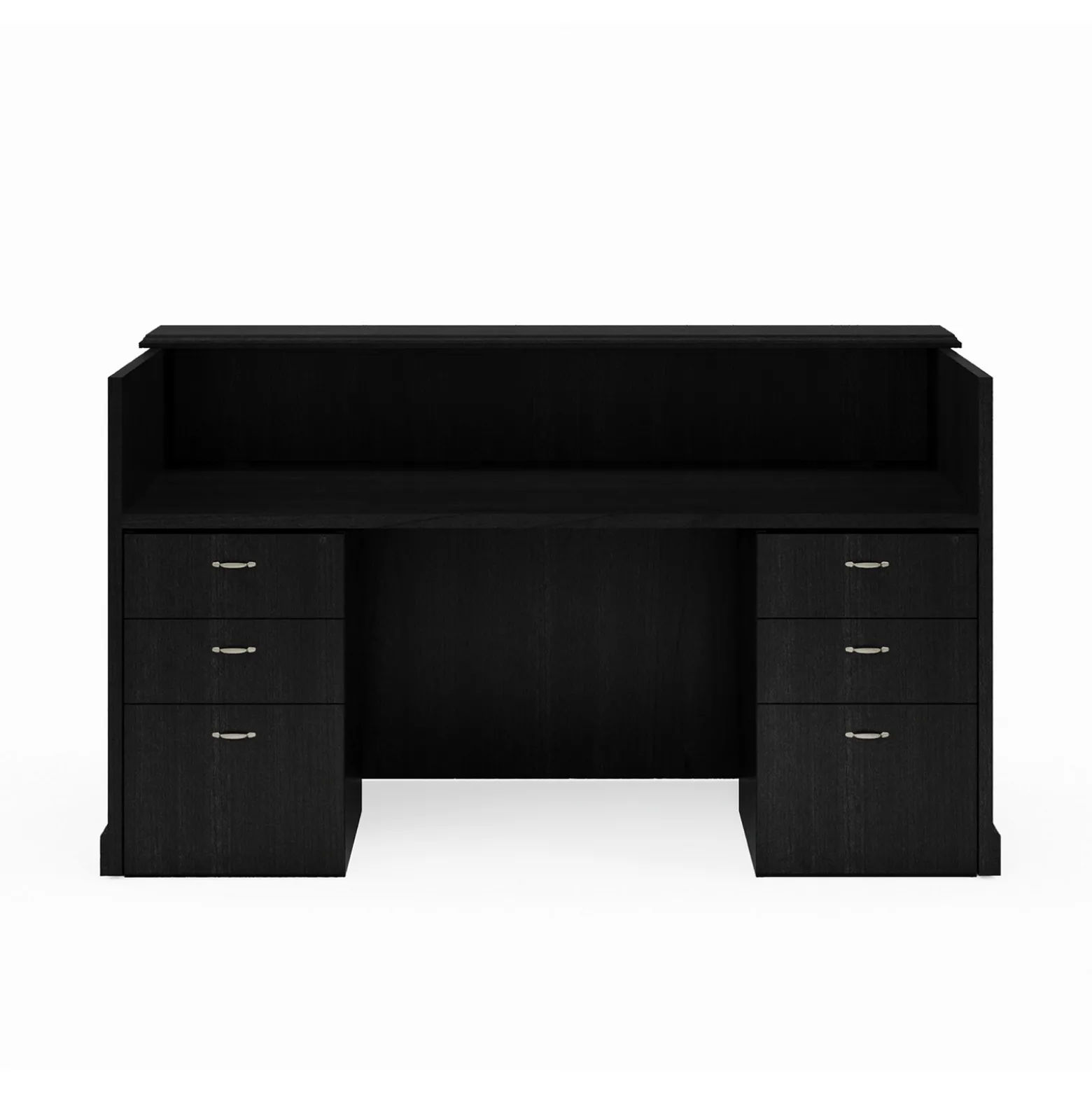 Liberty Reception Desk w/ Box-Box-File Pedestals - 72"W x 39"D