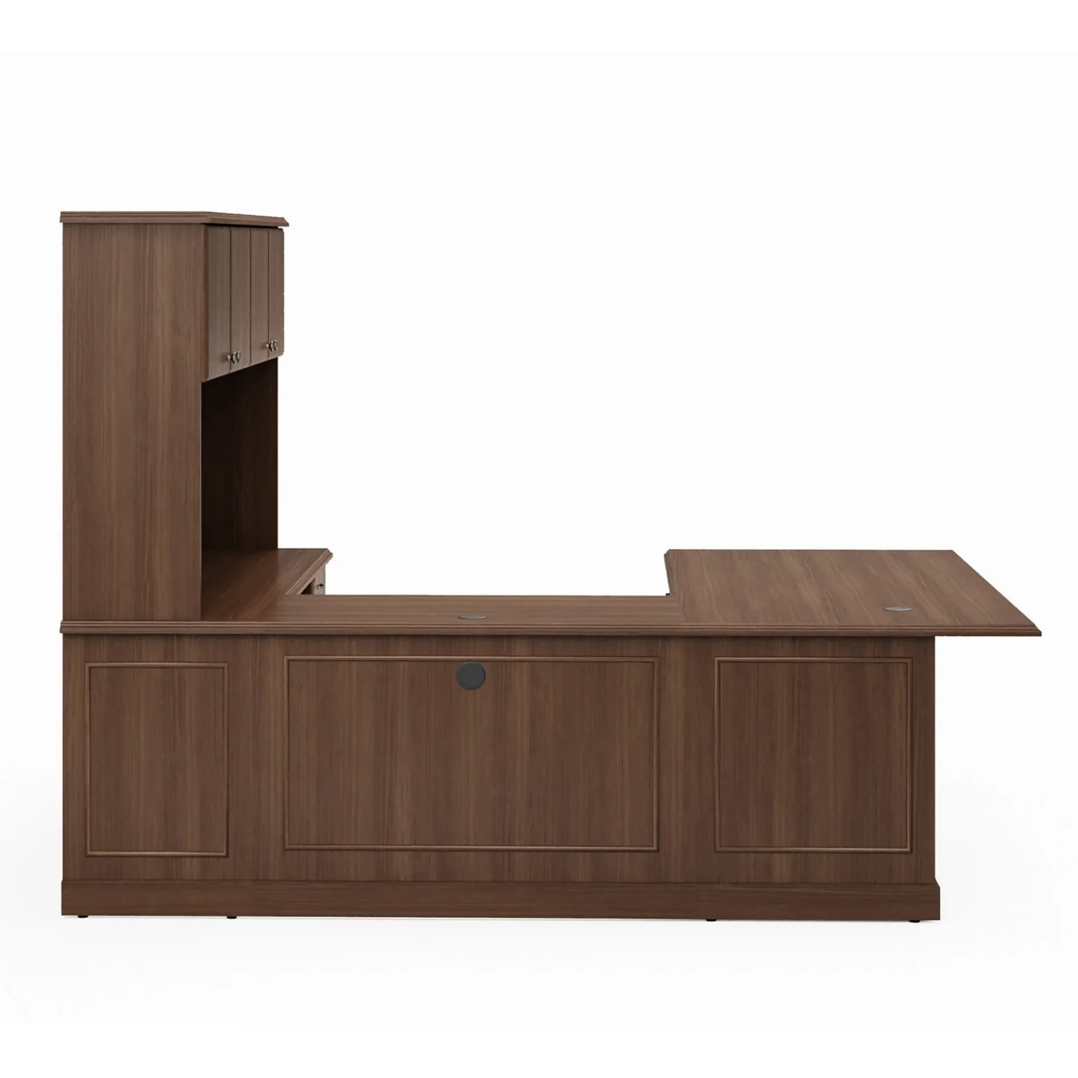 Liberty U-Shaped Desk with Right Bridge - 72"W x 97"D