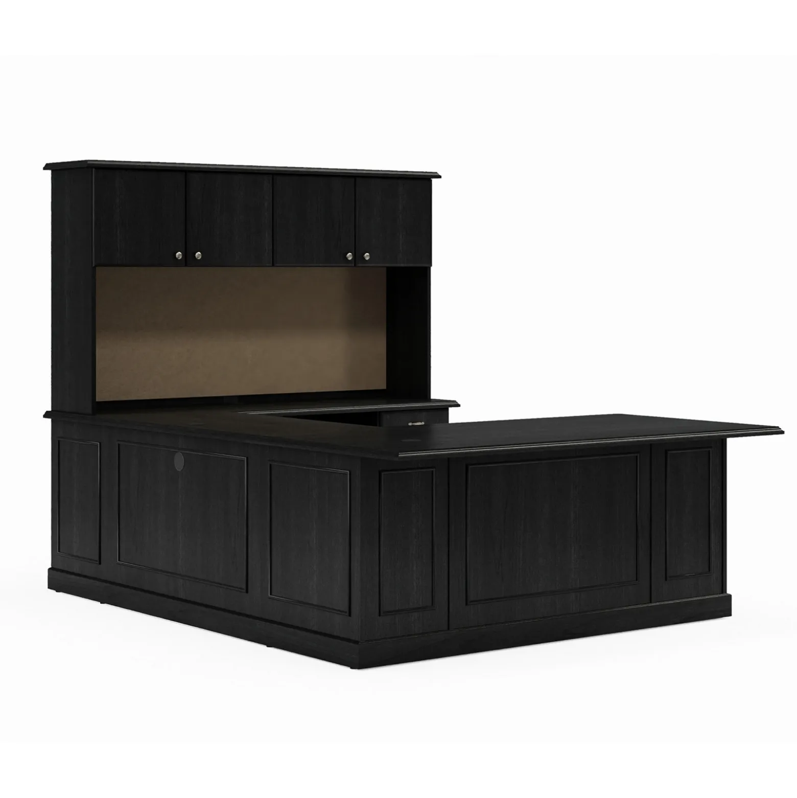 Liberty U-Shaped Desk with Right Bridge - 72"W x 97"D