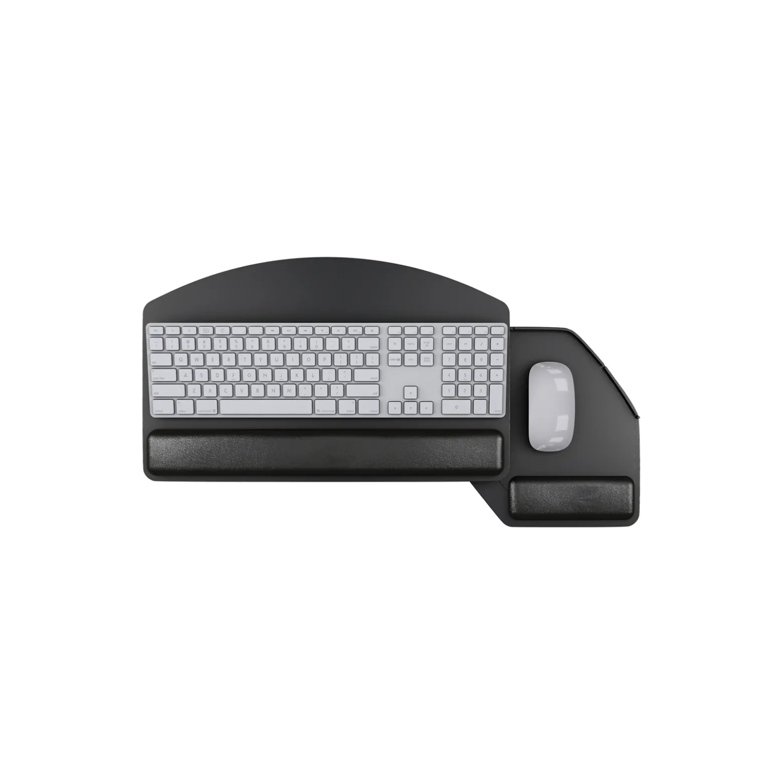 Lift and Lock Articulating Arm With Keyboard and Mouse Tray