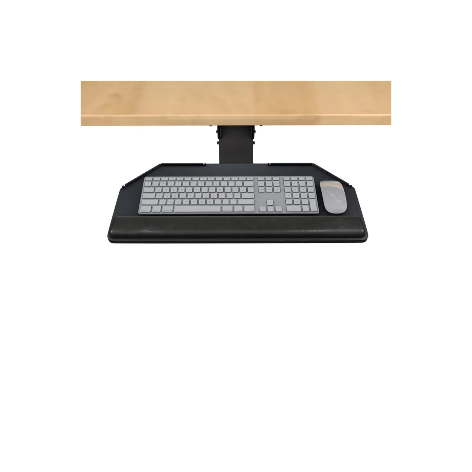 Lift and Lock Articulating Arm With Keyboard Tray