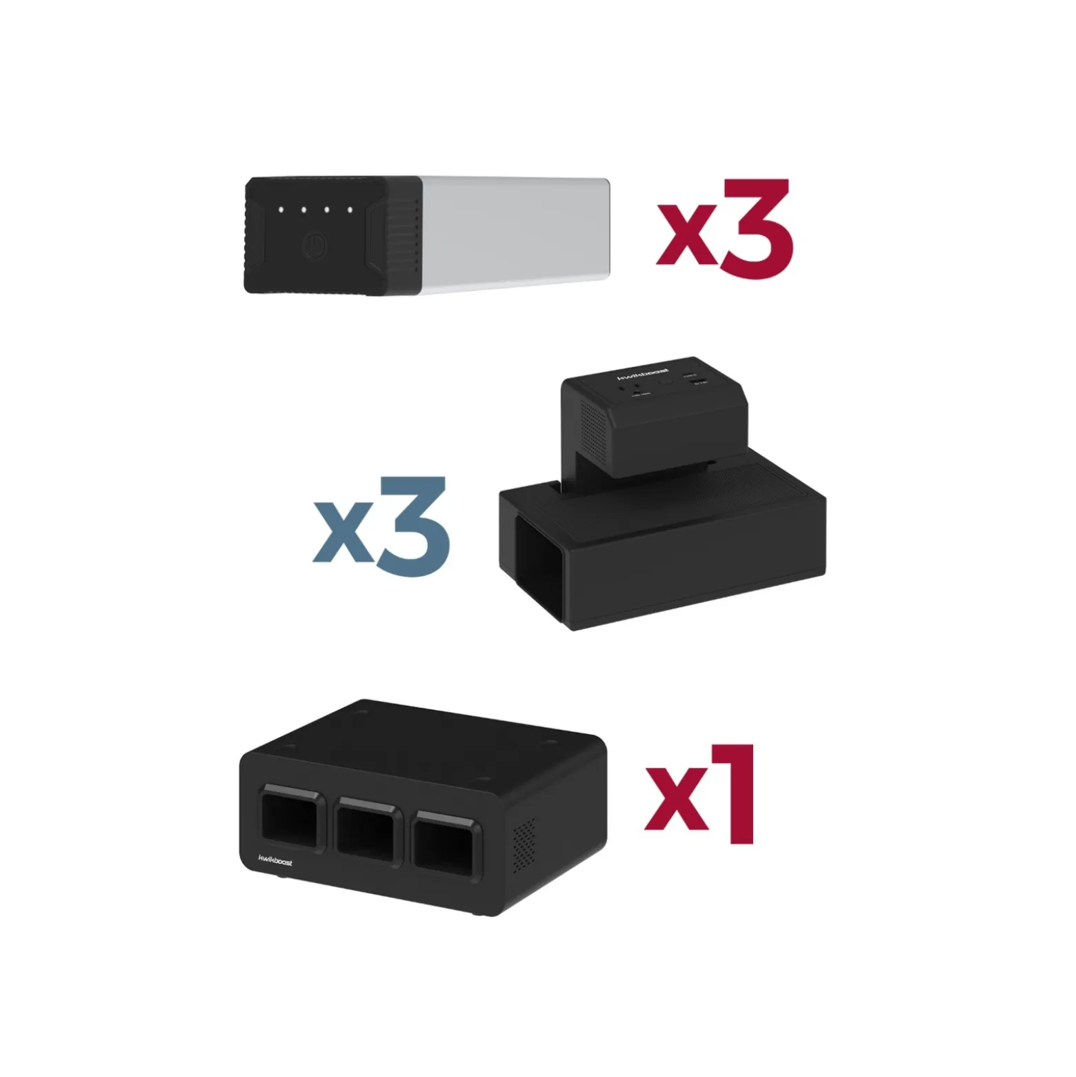 Light Use Bundle - KwikBoost EdgePower® Desktop Charging Station System