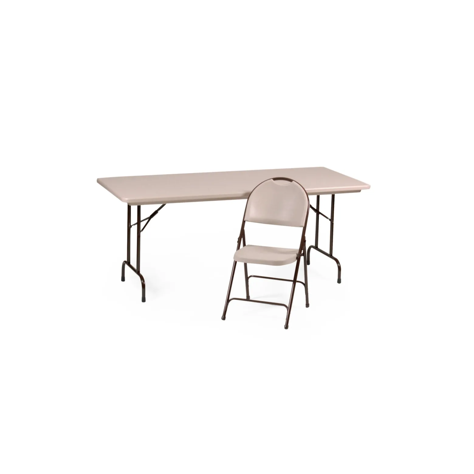 Lightweight Plastic Folding Table - 72"W x 30"D