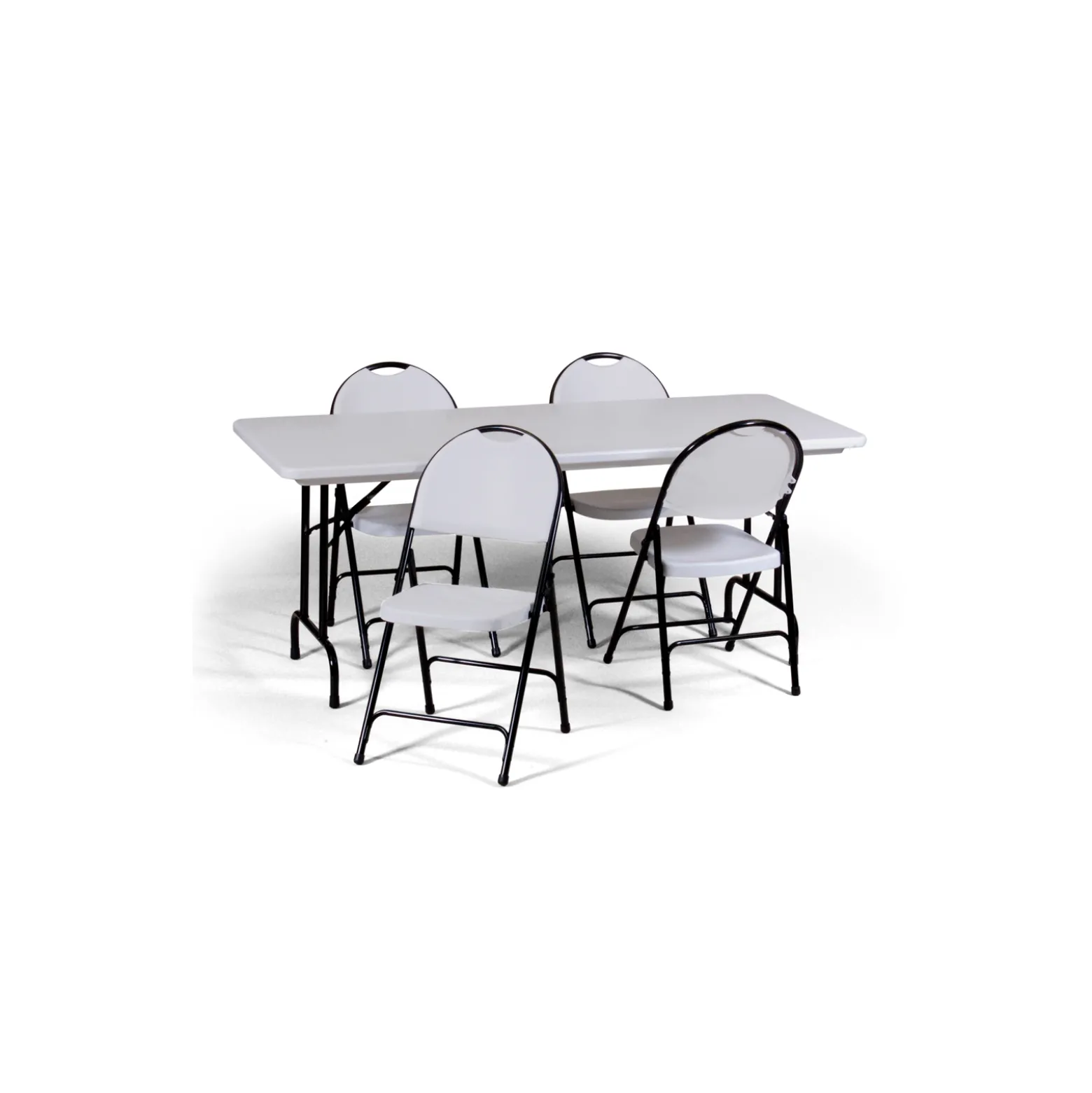 Lightweight Plastic Folding Table - 72"W x 30"D