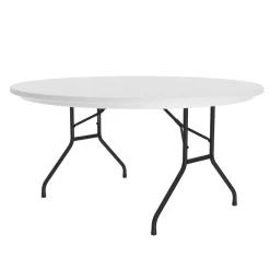 Lightweight Plastic Folding Table - 60"DIA