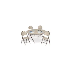 Lightweight Plastic Folding Table - 60"DIA