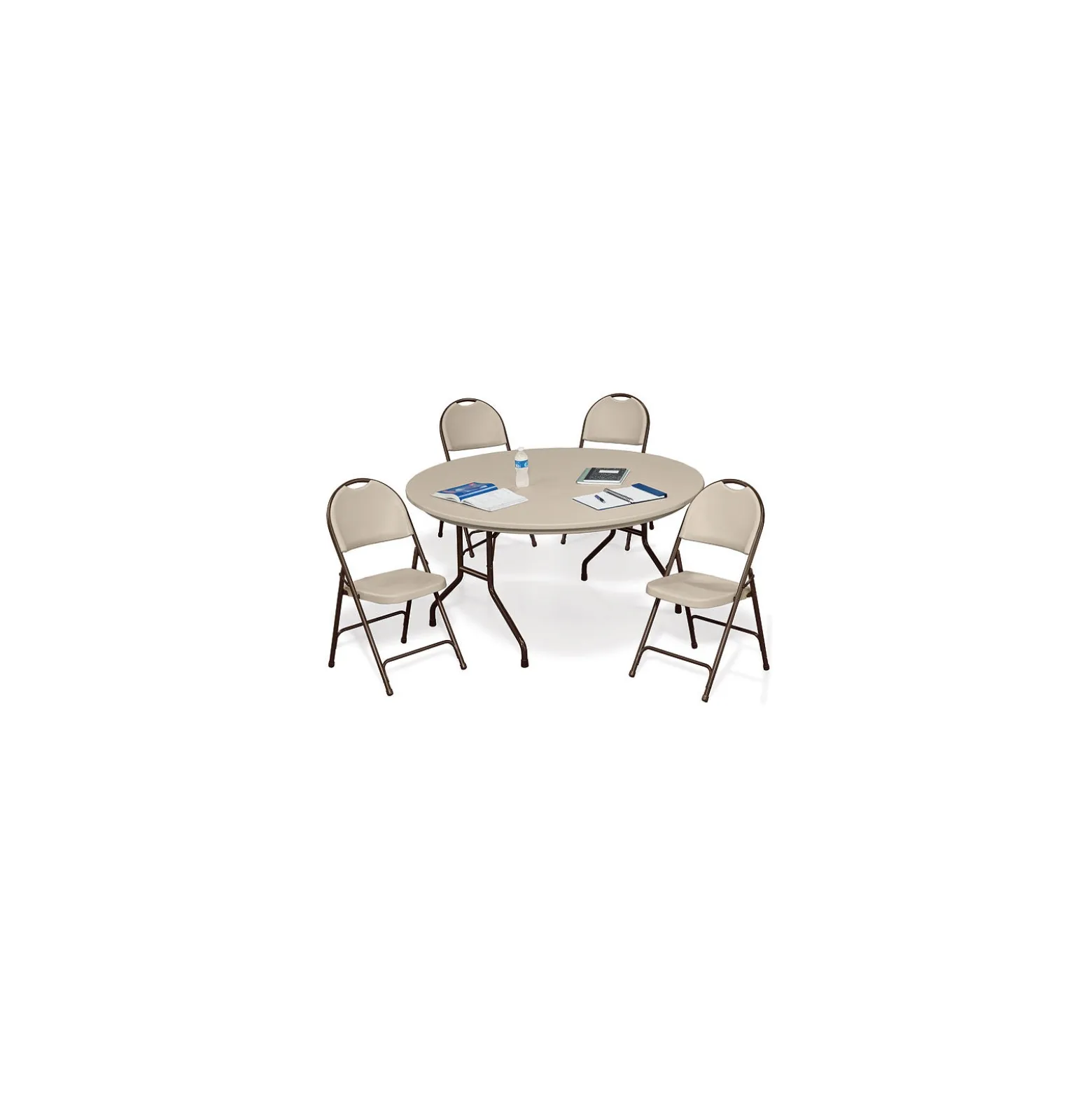 Lightweight Plastic Folding Table - 60"DIA