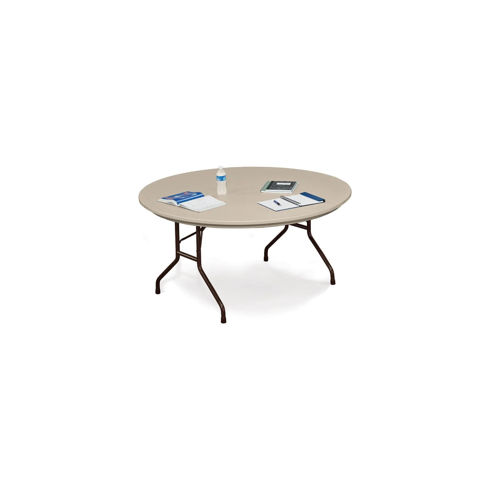 Lightweight Plastic Folding Table - 60"DIA