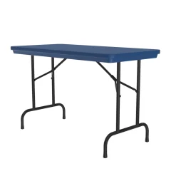 Lightweight Plastic Folding Table - 48"W x 24"D