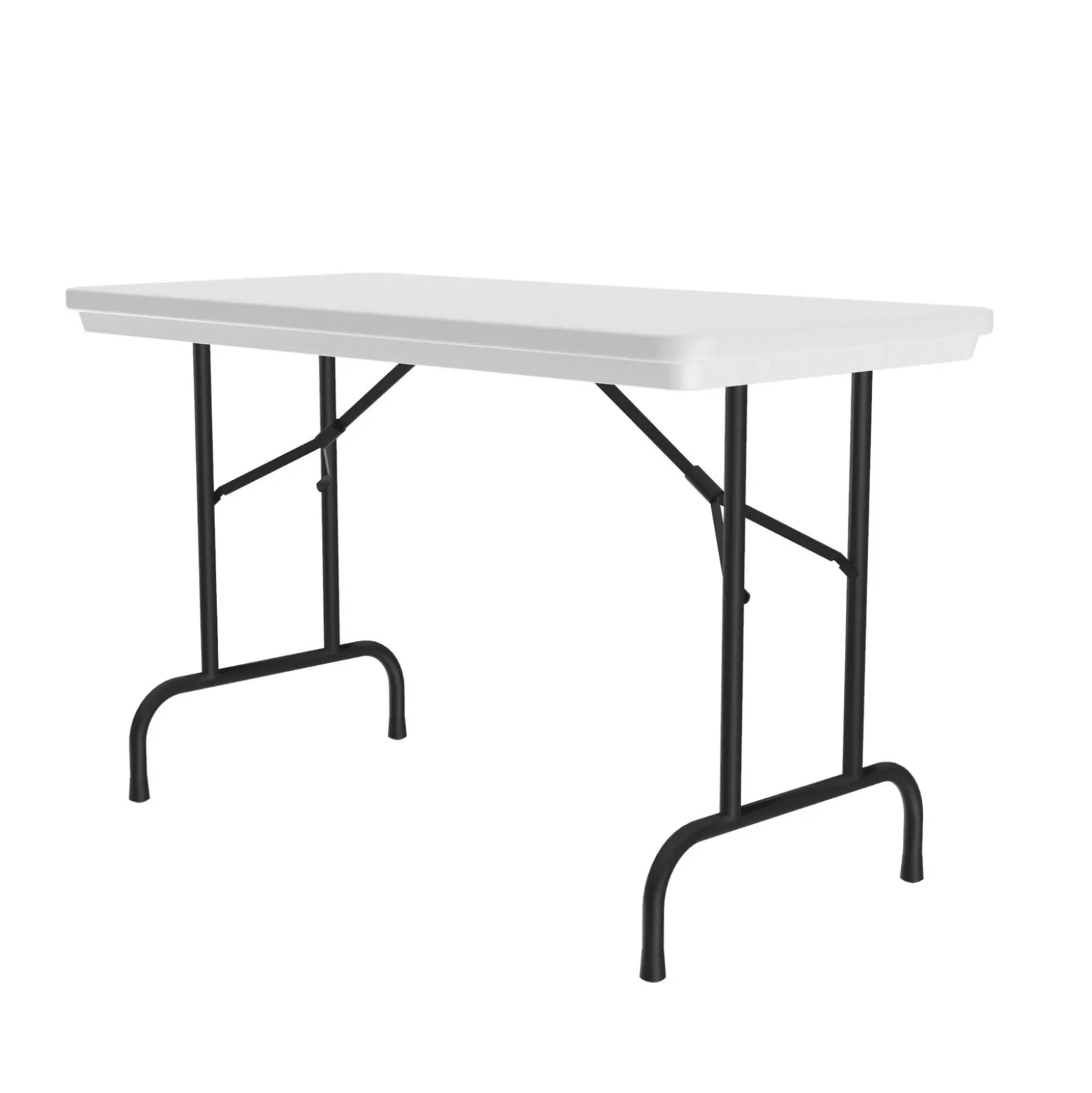 Lightweight Plastic Folding Table - 48"W x 24"D