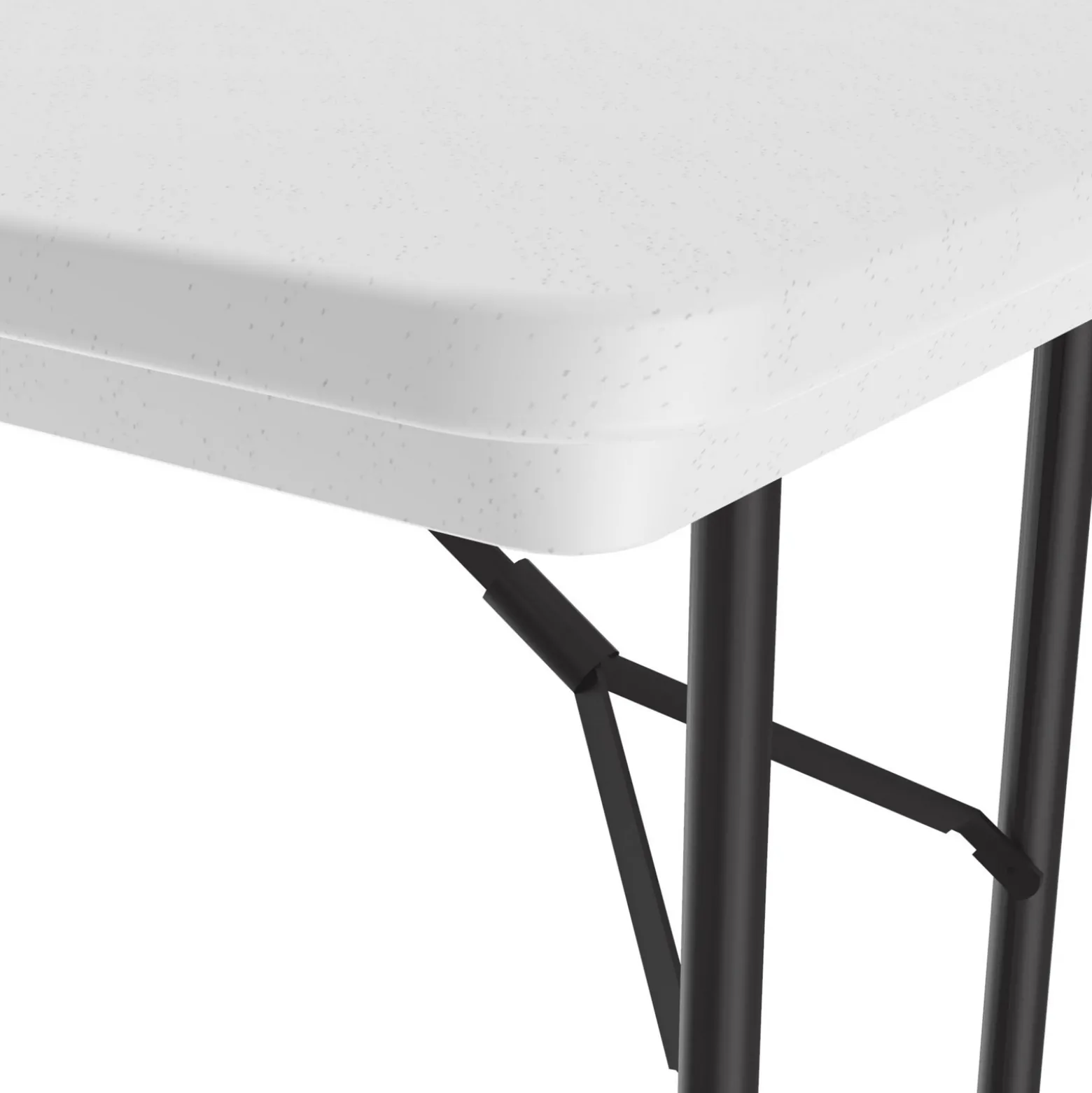 Lightweight Plastic Folding Table - 48"W x 24"D