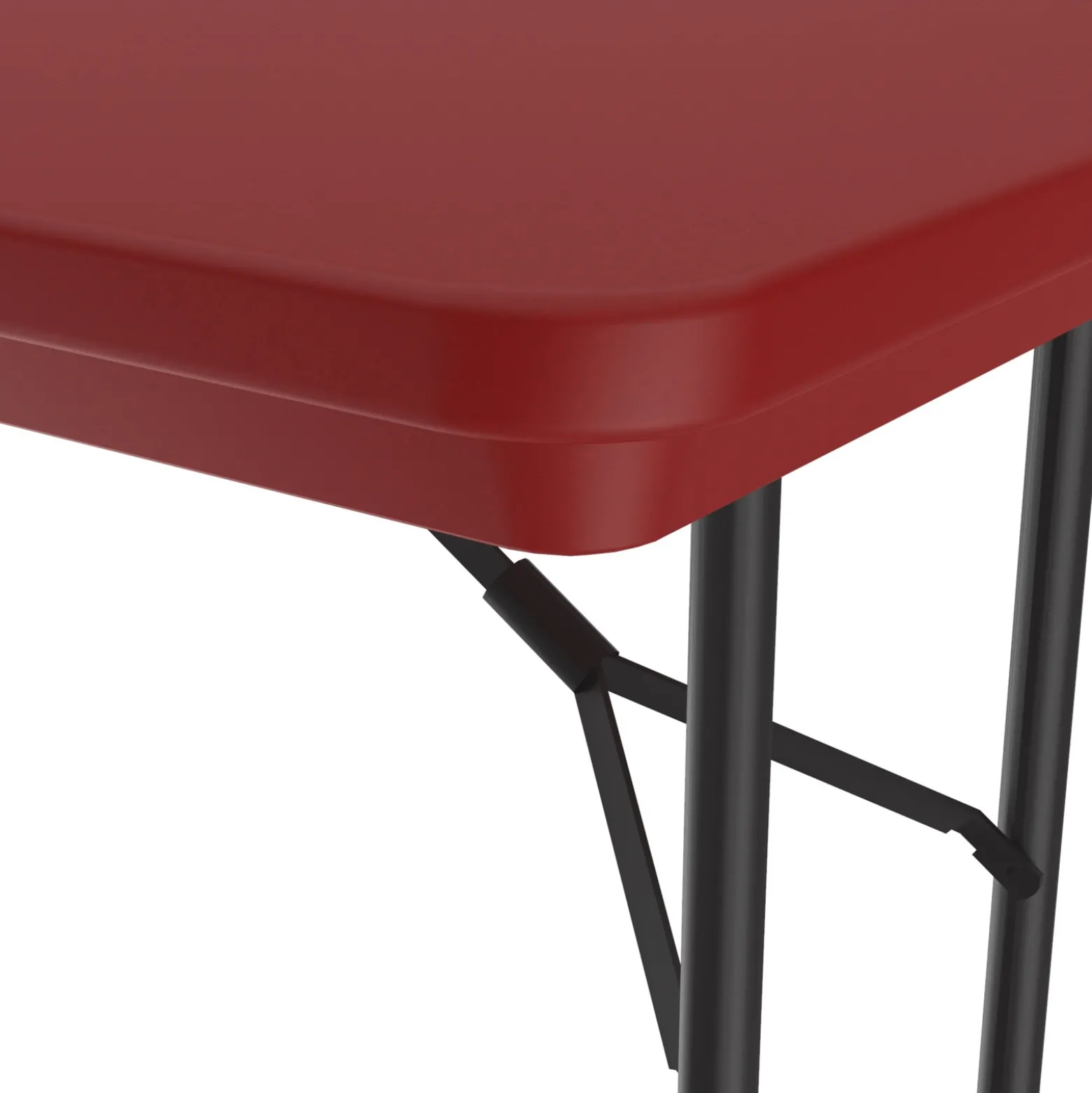 Lightweight Plastic Folding Table - 48"W x 24"D