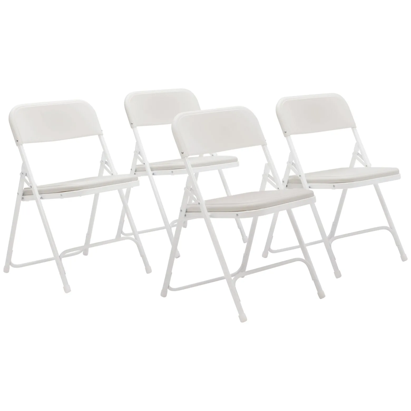 Lightweight Plastic Folding Chair - 4 Pack