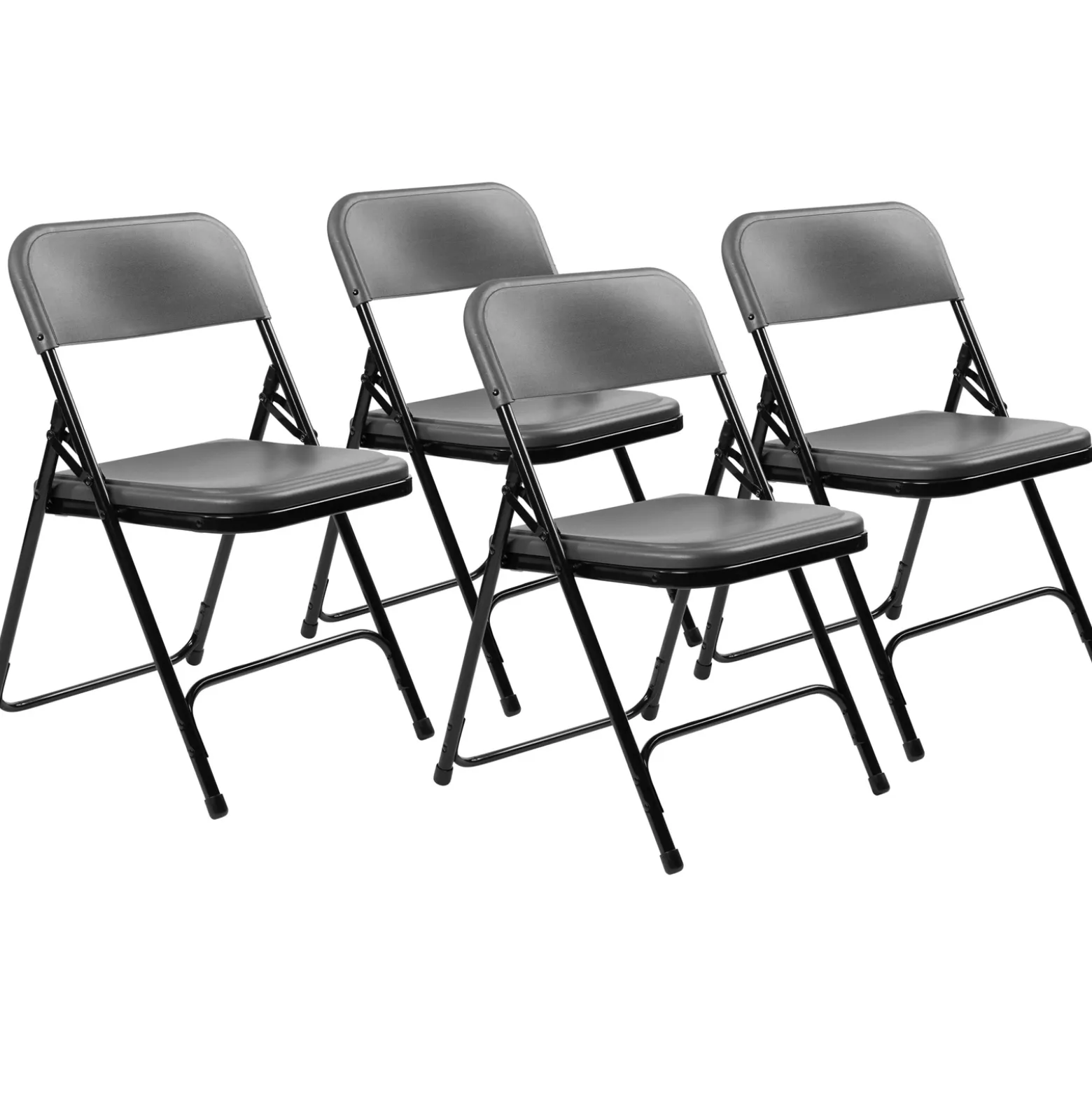 Lightweight Plastic Folding Chair - 4 Pack