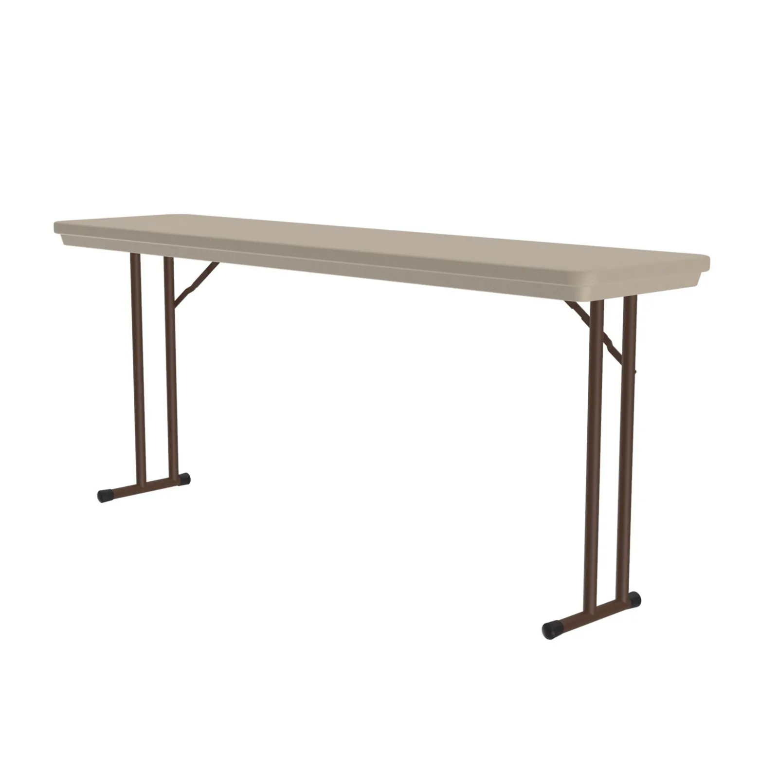 Lightweight Plastic Folding Table - 72"W x 18"D