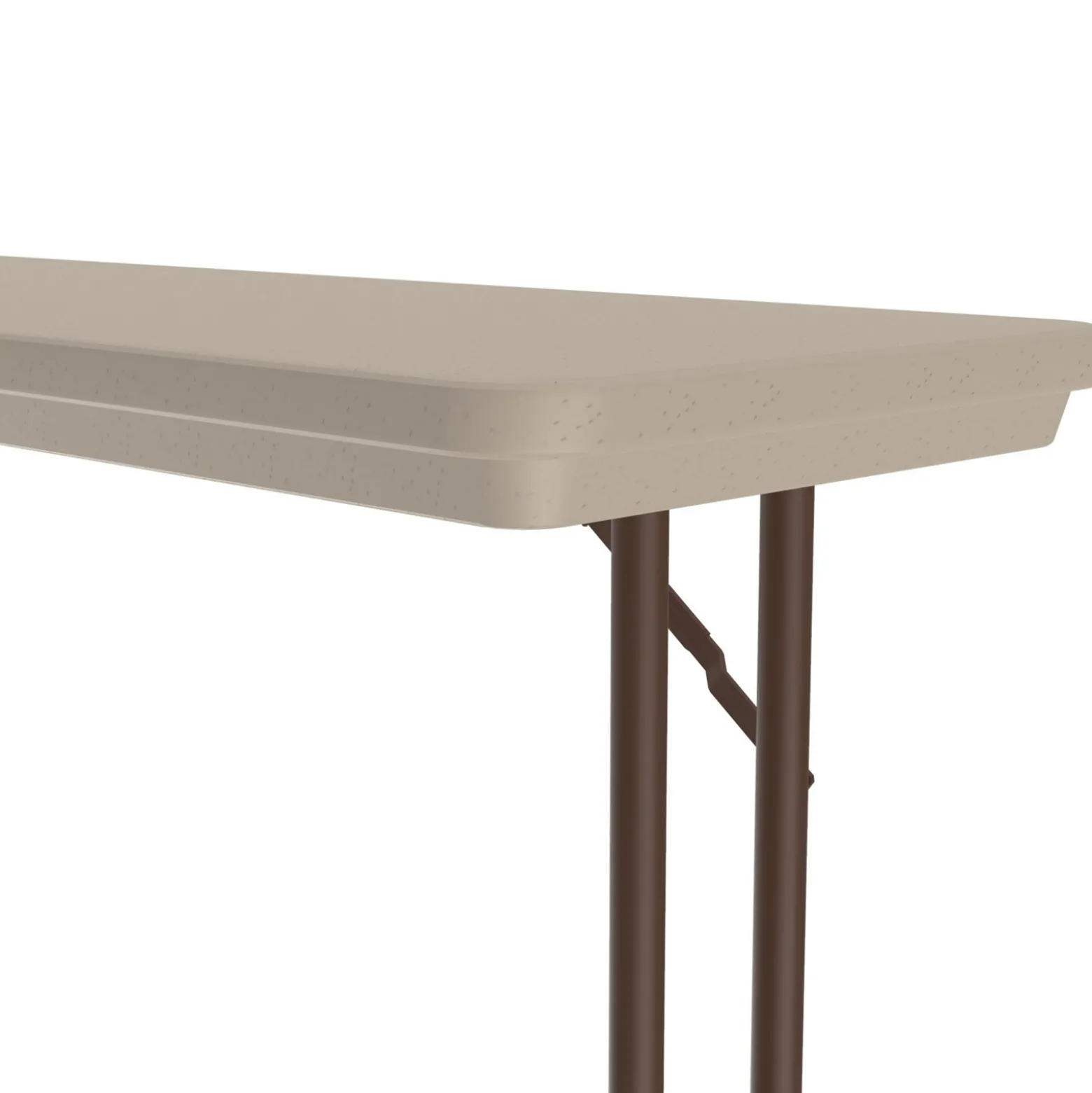 Lightweight Plastic Folding Table - 72"W x 18"D