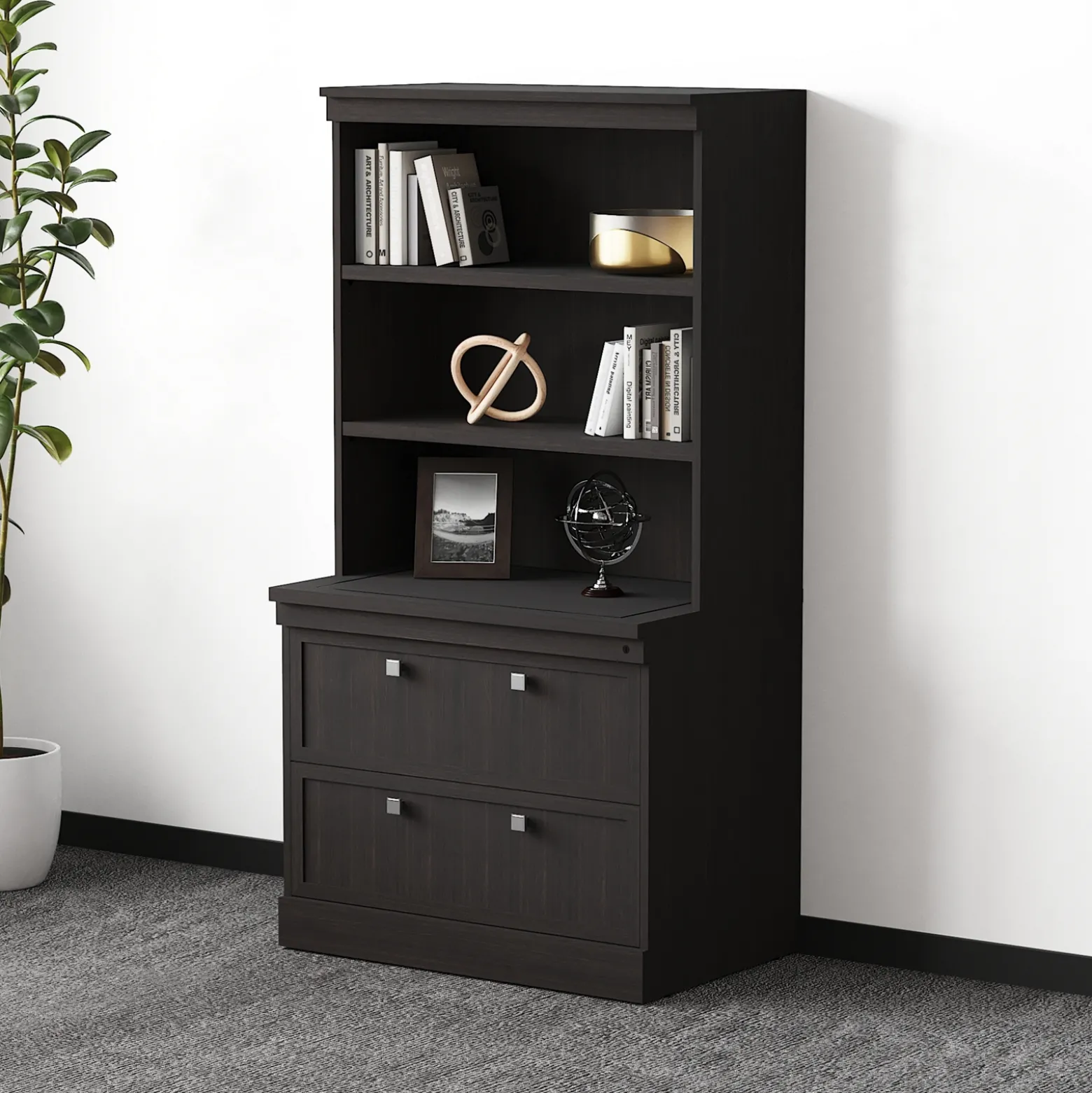 Lincoln 3 Shelf Bookcase - 36"W x 17"D x 39"H