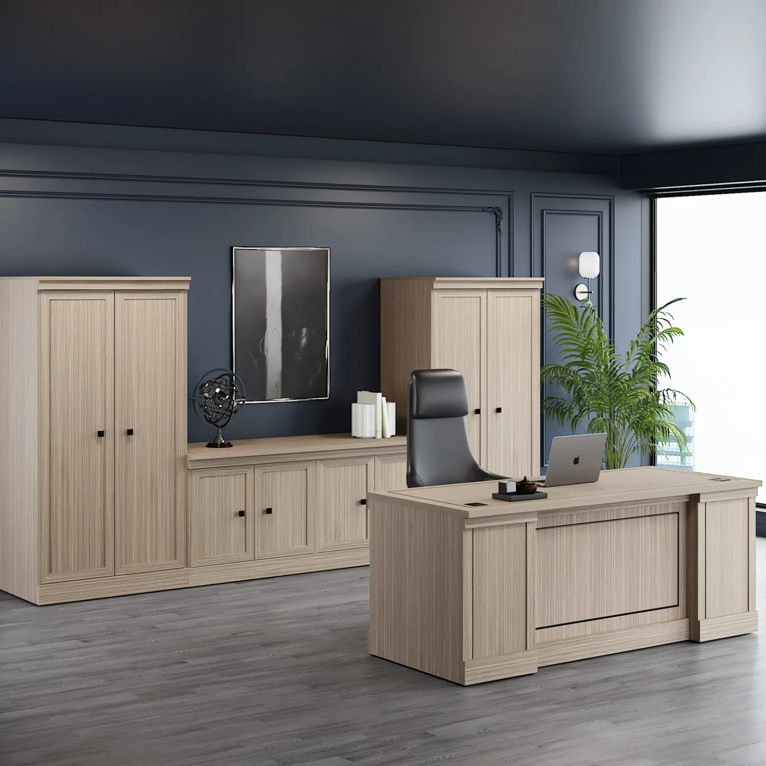 Lincoln Executive Desk - 66"W x 30"D