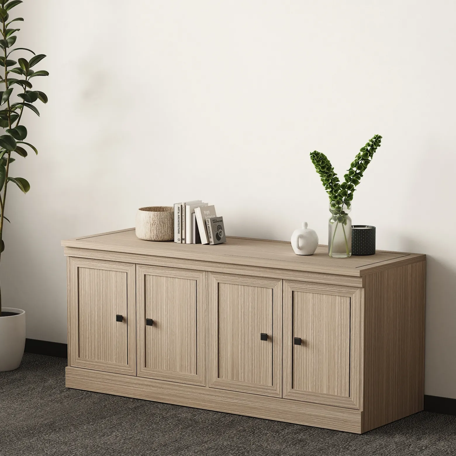 Lincoln Low Wall Storage Cabinet - 68"W x 24"D
