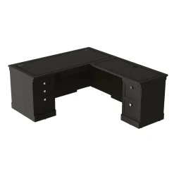 Lincoln L-Shaped Executive Desk with Right Return - 66"W x 76"D