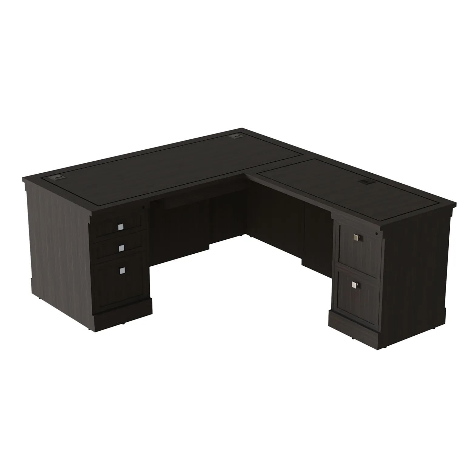 Lincoln L-Shaped Executive Desk with Right Return - 66"W x 76"D