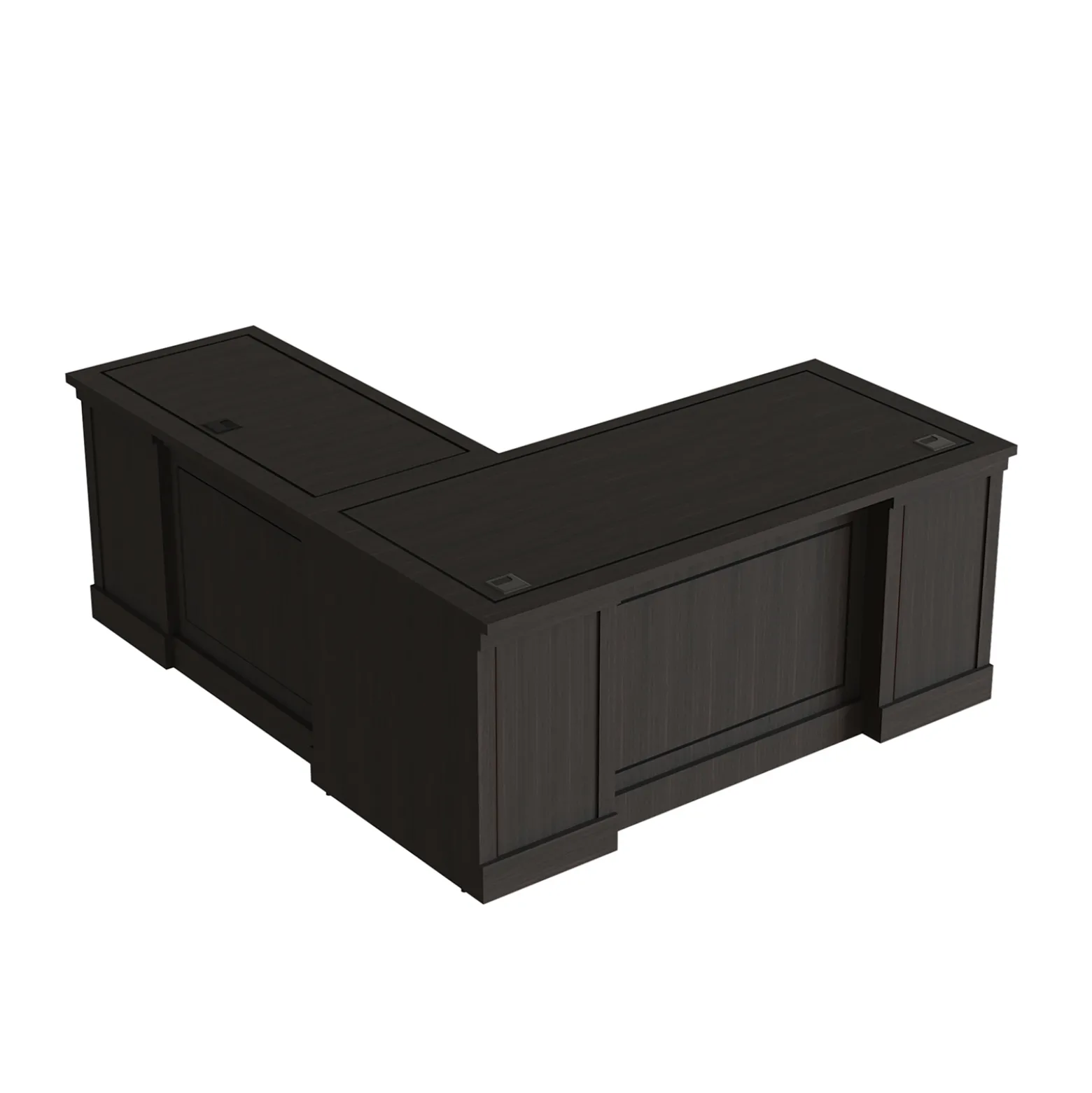 Lincoln L-Shaped Executive Desk with Right Return - 66"W x 76"D