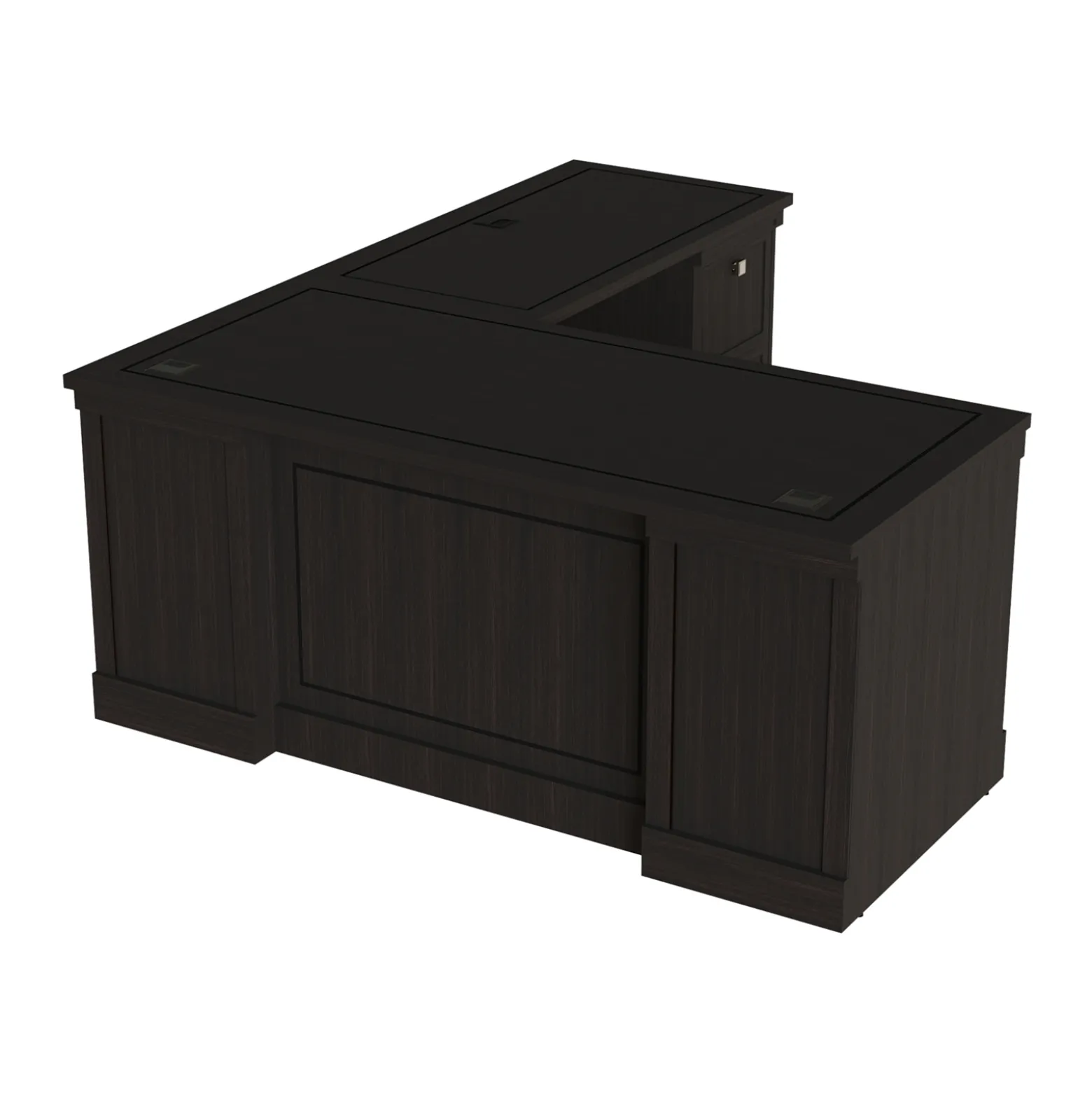 Lincoln L-Shaped Executive Desk with Right Return - 66"W x 76"D