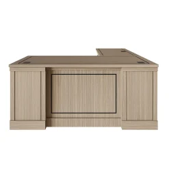 Lincoln L-Shaped Executive Desk with Left Return - 66
