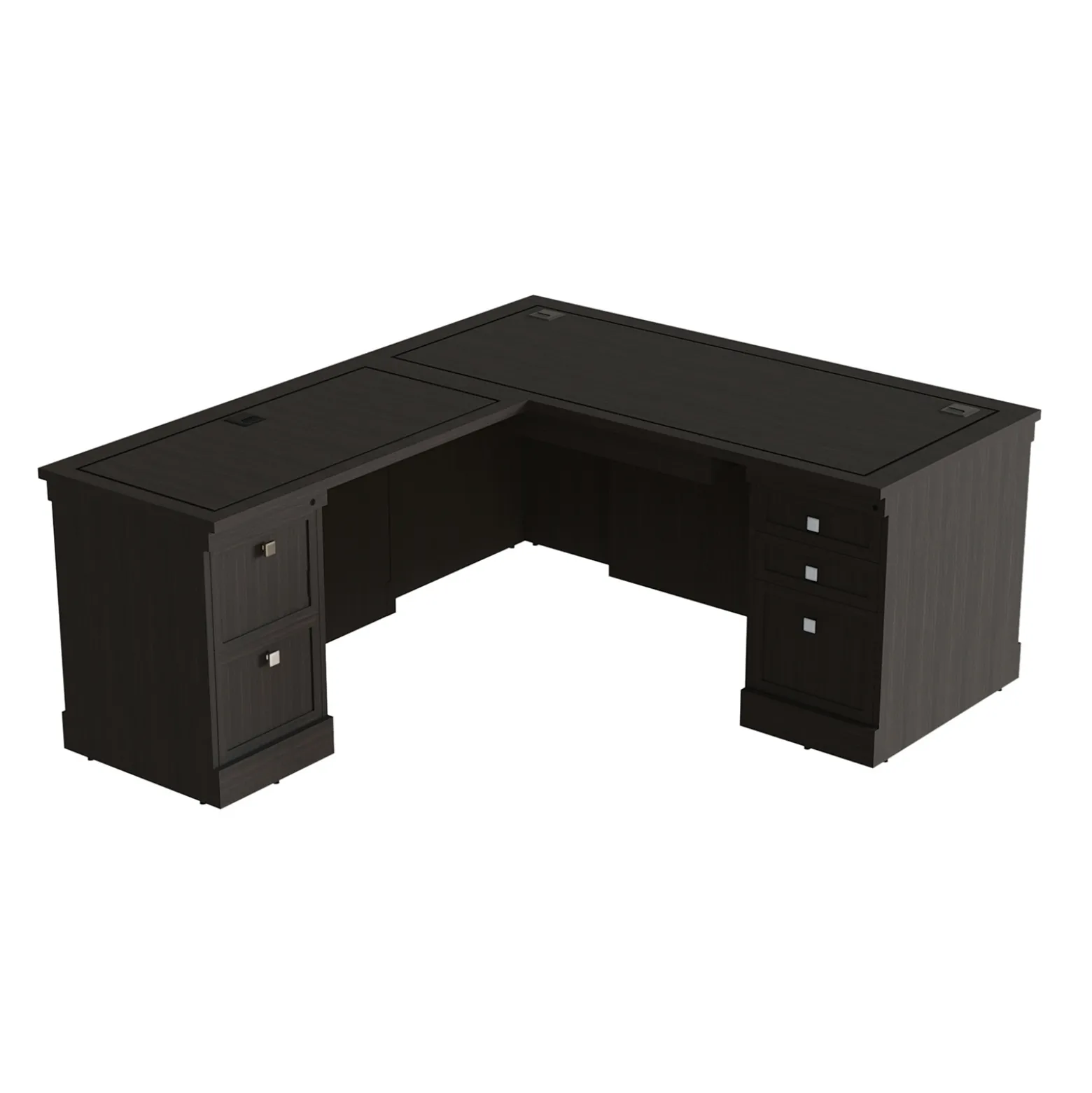 Lincoln L-Shaped Executive Desk with Left Return - 66"W x 76"D