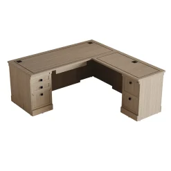 Lincoln L-Shaped Executive Desk with Right Return - 72"W x 76"D