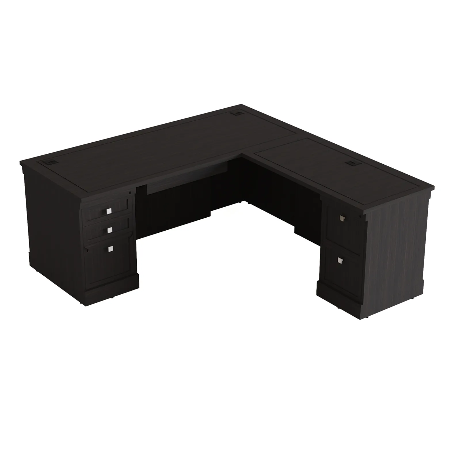 Lincoln L-Shaped Executive Desk with Right Return - 72"W x 76"D