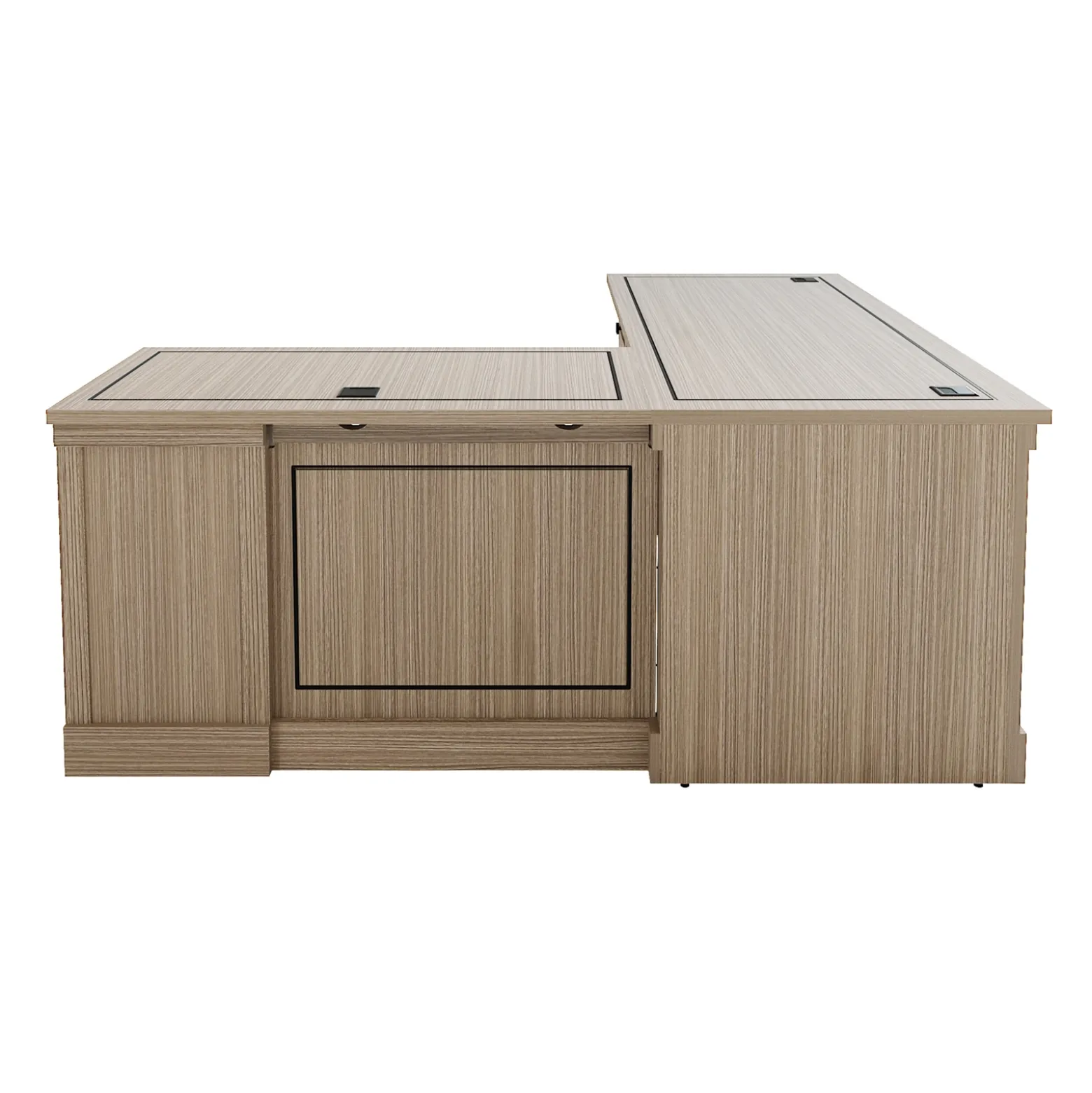 Lincoln L-Shaped Executive Desk with Right Return - 72"W x 76"D