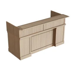 Lincoln Reception Desk - 72"W x 30"D
