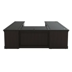 Lincoln U-Shaped Executive Desk with Right-Handed Bridge - 66