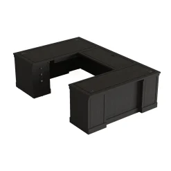 Lincoln U-Shaped Executive Desk with Right-Handed Bridge - 66