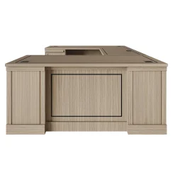 Lincoln U-Shaped Executive Desk with Left-Handed Bridge - 66