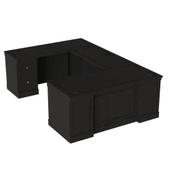 Lincoln U-Shaped Executive Desk with Left-Handed Bridge - 66