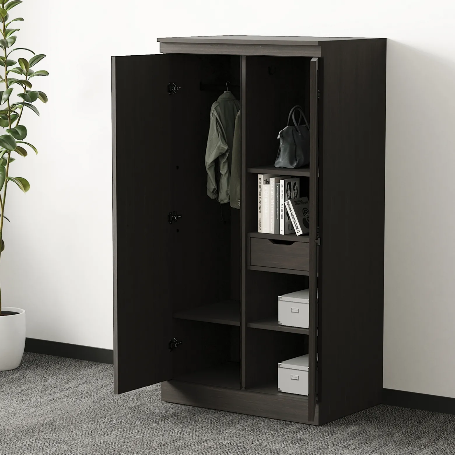 Lincoln Wardrobe Cabinet - 36"W x 24"D x 69"H
